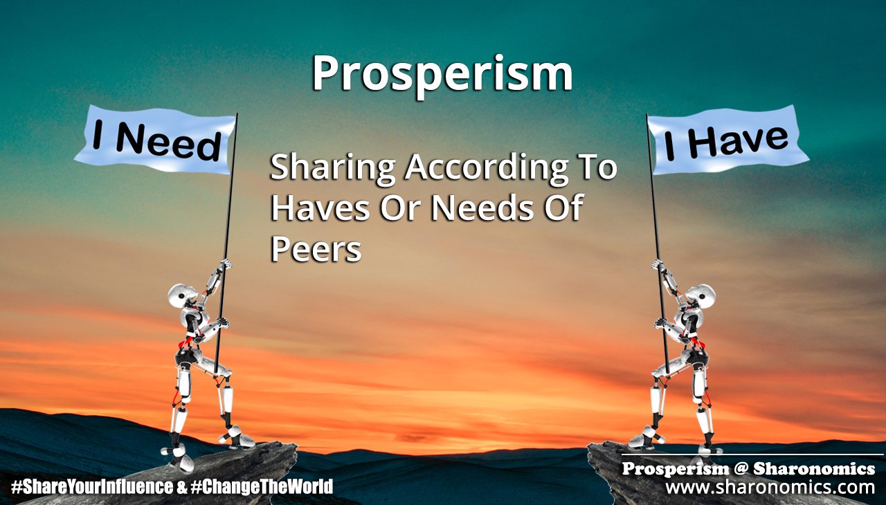 sharonomics, algoshare, prosperism, autonio, poverty, charity, #shareyourinfluence, #changetheworld, sharing, assets, incentivized, equitable